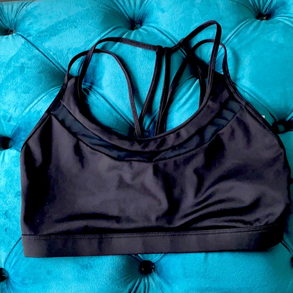 Black Strappy Victoria’s Secret Sports Bra NWOT